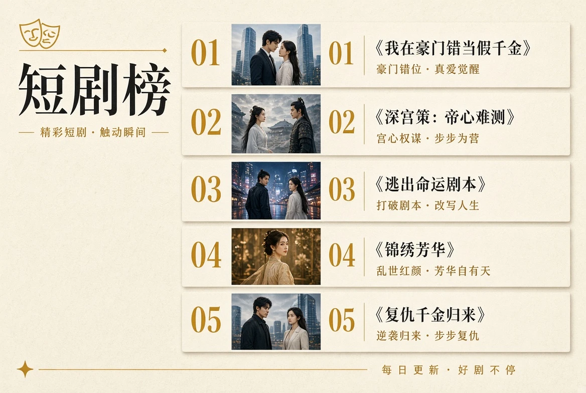 黄果AI短剧选题风向